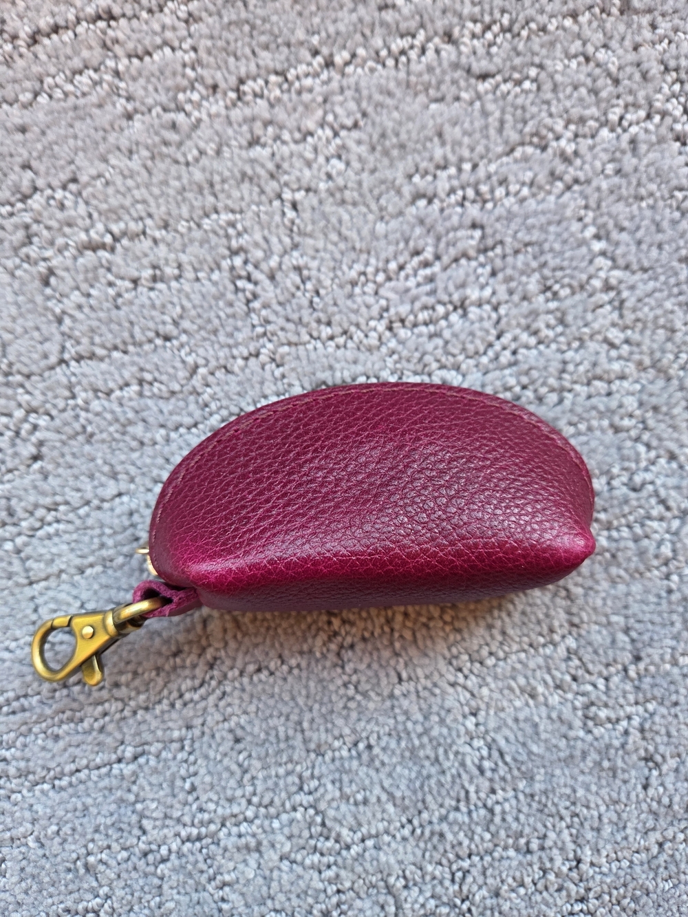 Portland Leather Orchid Taco Keychain